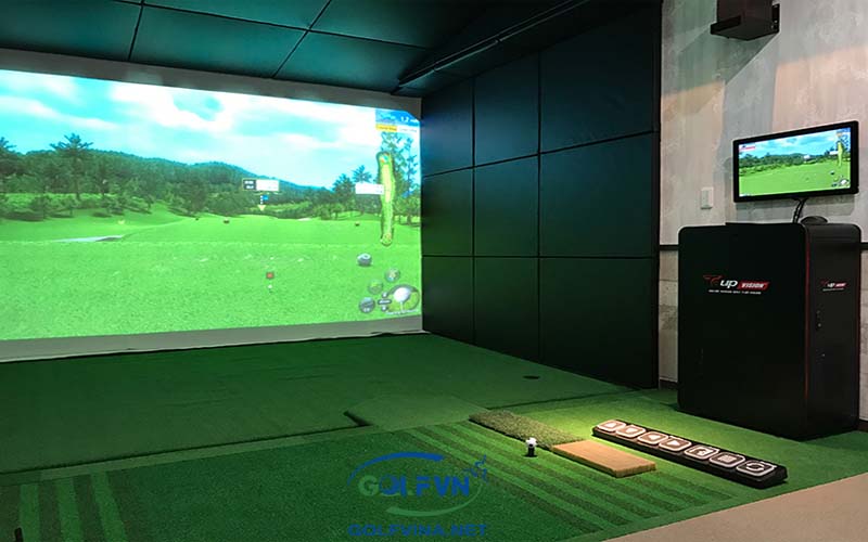 lắp đặt phòng tập golf 3d