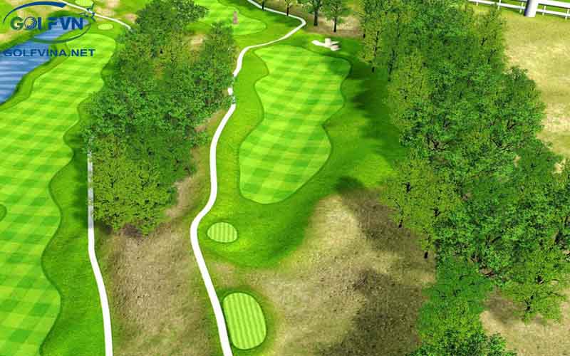 thiết kế sân golf 18 lỗ