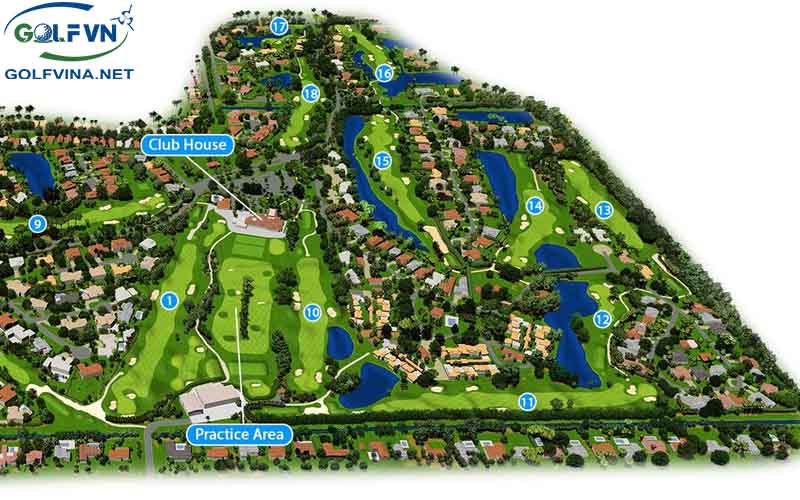 bản vẽ thiết kế sân golf